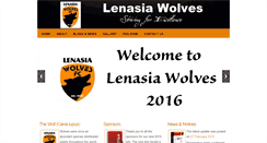 Desktop Screenshot of lenasiawolvesfc.co.za