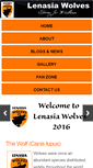 Mobile Screenshot of lenasiawolvesfc.co.za